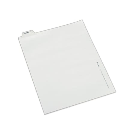 Avery Dennison Index Dividers Legal Exhibit P, PK25 12389